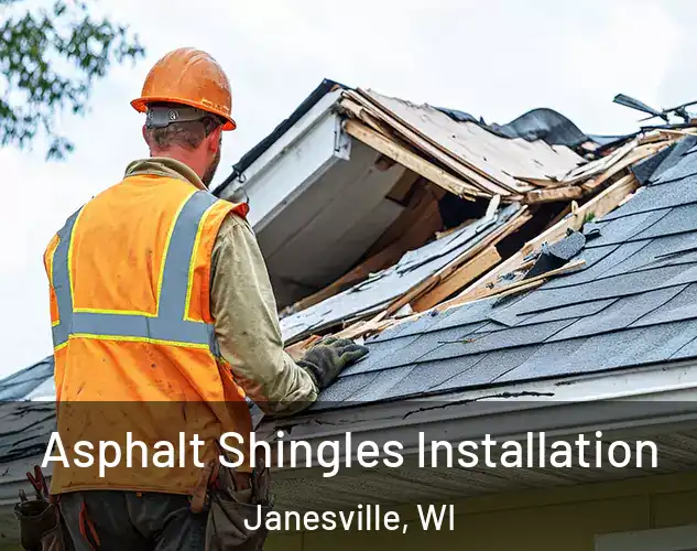  Asphalt Shingles Installation Janesville, WI