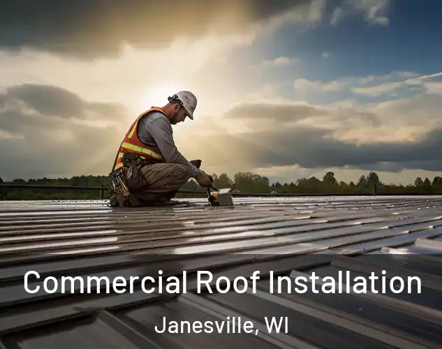 Commercial Roof Installation Janesville, WI