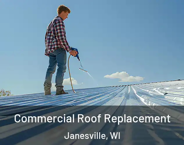  Commercial Roof Replacement Janesville, WI