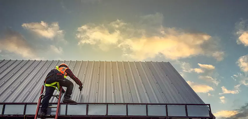 Commercial Built-Up Roof Installation in Janesville