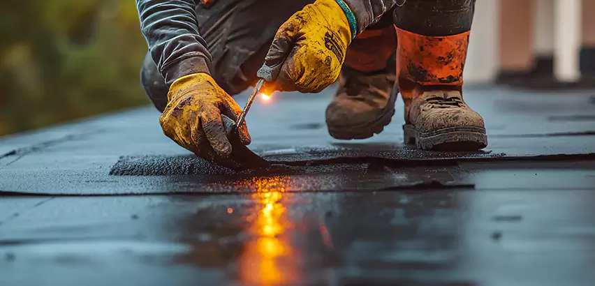 EPDM Roof Repair Tape Application in Janesville