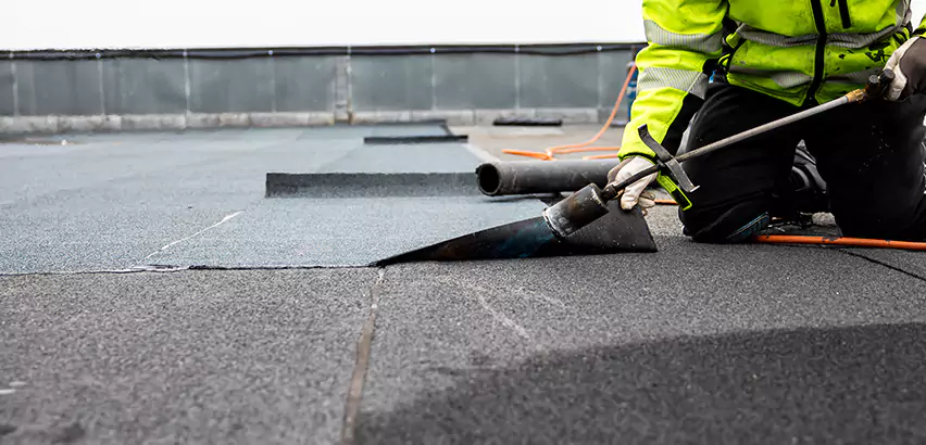 Residential Flat Roof Repair in Janesville