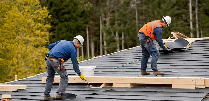 Garage Felt Roof Replacement in Janesville