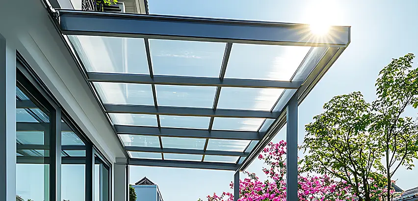 Glass Patio Roof Installation in Janesville