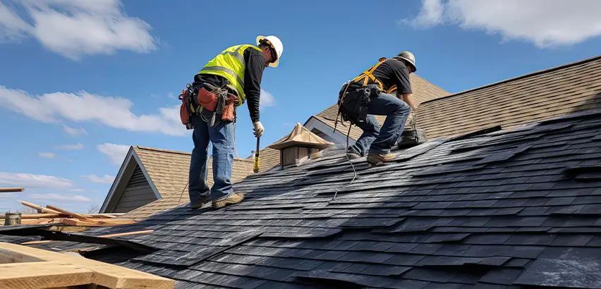 Shed Gutter Installation in Janesville
