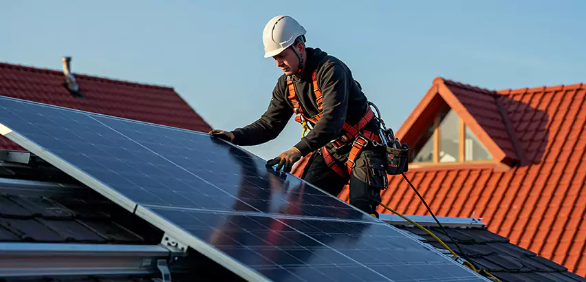 Solar Panels on Steel Roof Installation in Janesville