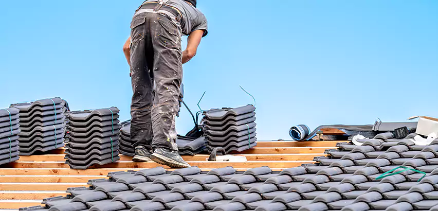 Replacing Tile Roof Underlayment in Janesville